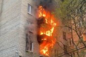 Взрыв телевизора стал причиной пожара в  «сталинке» на Ломоносовском проспекте